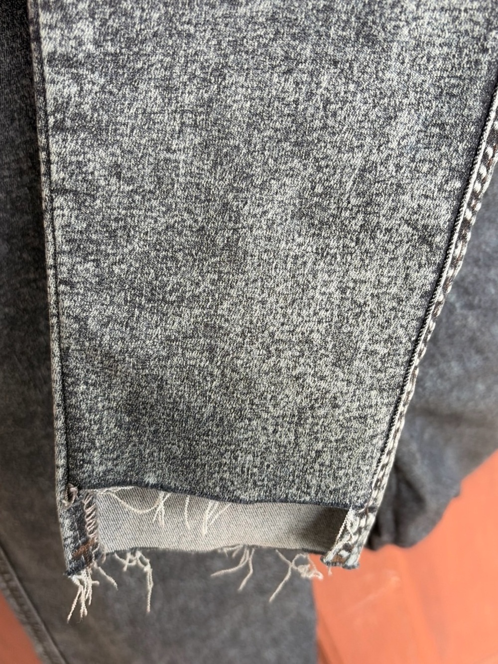 ASOS High-Rise Acid Wash Jeans - Dark Blue - Picture 4 of 9